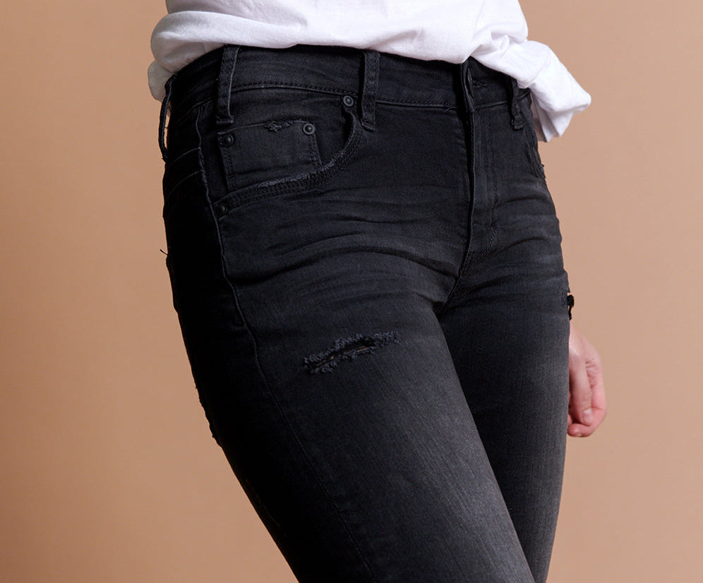 HOODLUMS MID RISE SKINNY JEAN