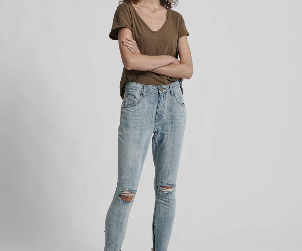 FREEBIRDS HIGH WAIST SKINNY JEANS
