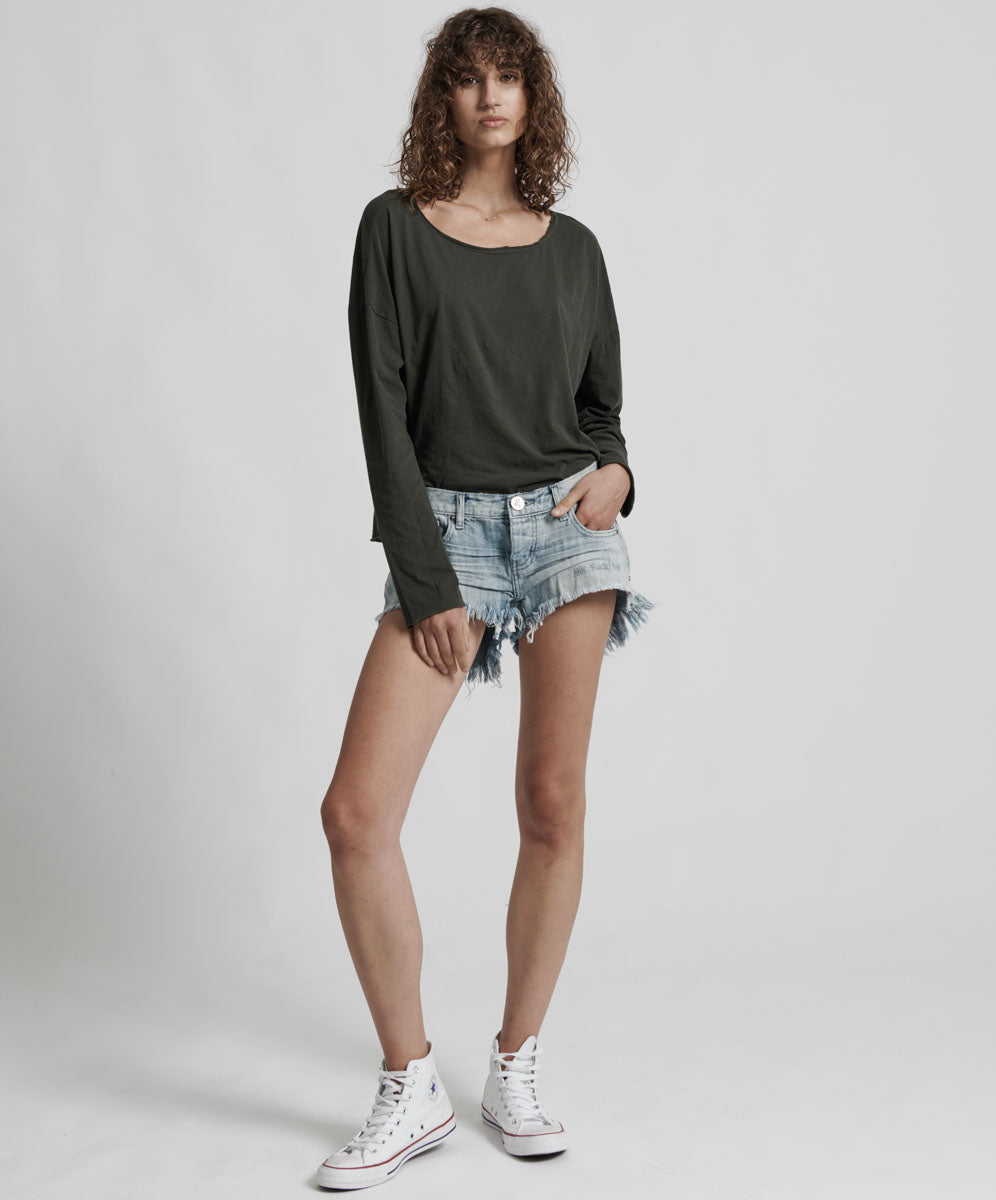 Products BONITA LOW WAIST DENIM SHORT