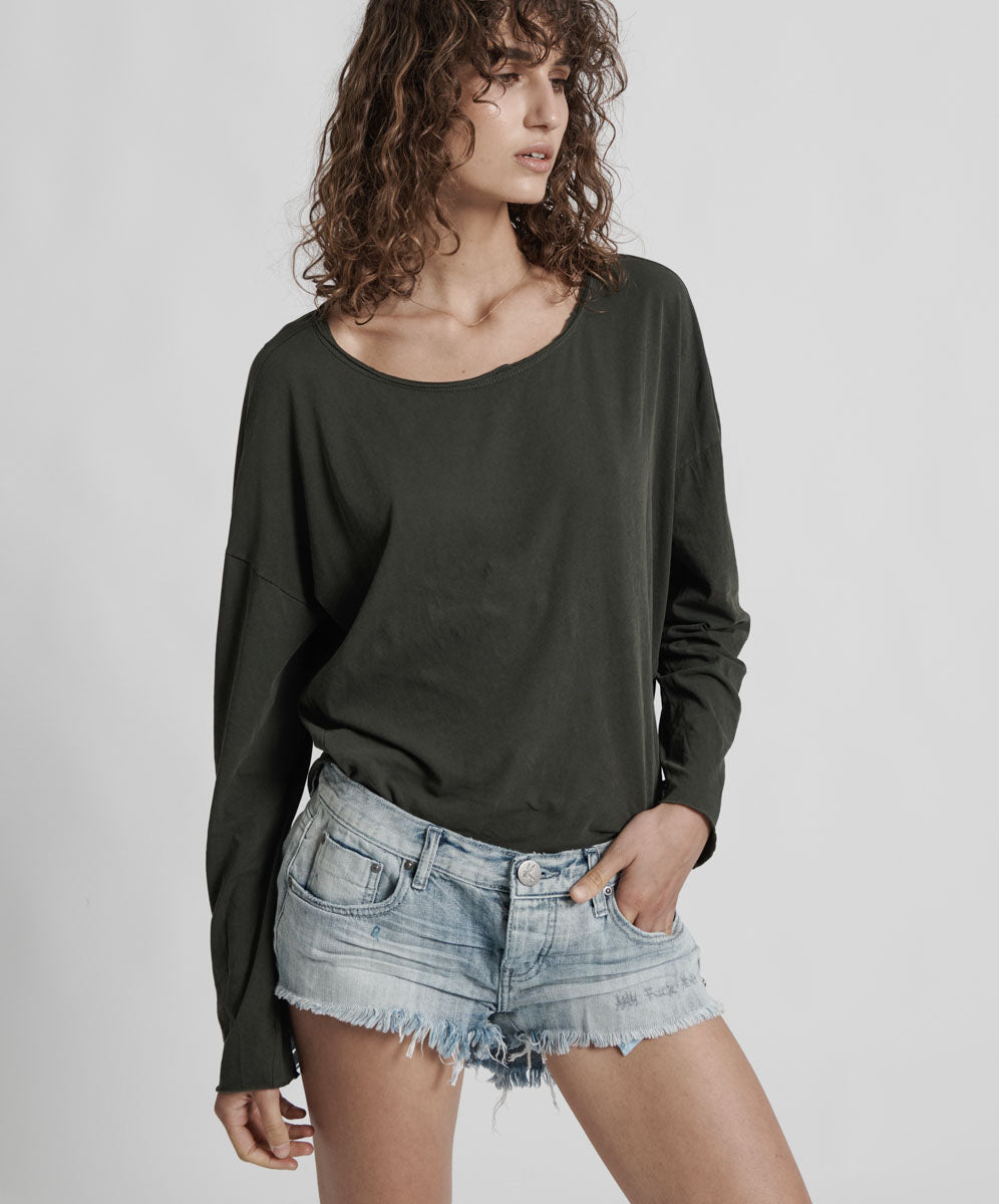 Products BONITA LOW WAIST DENIM SHORT