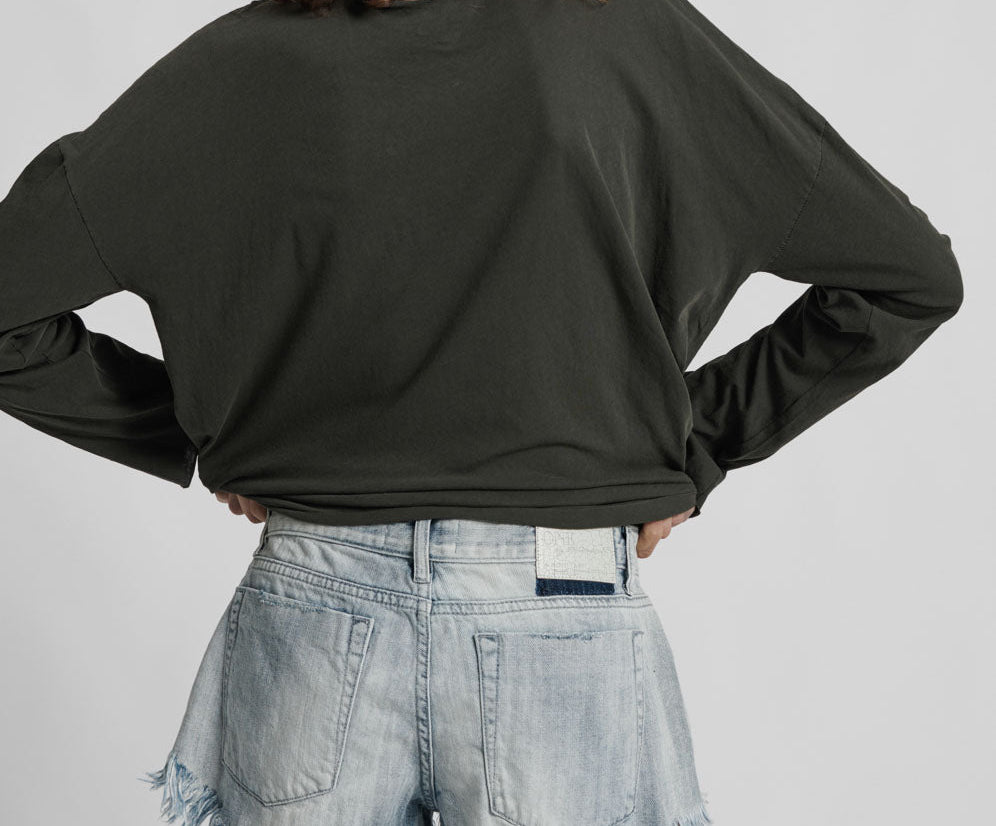 BONITA LOW WAIST DENIM SHORT