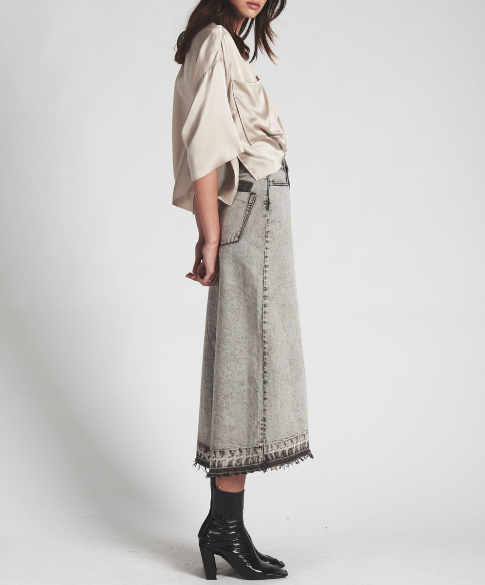 Products GREY SOCIETY MAXI SKIRT