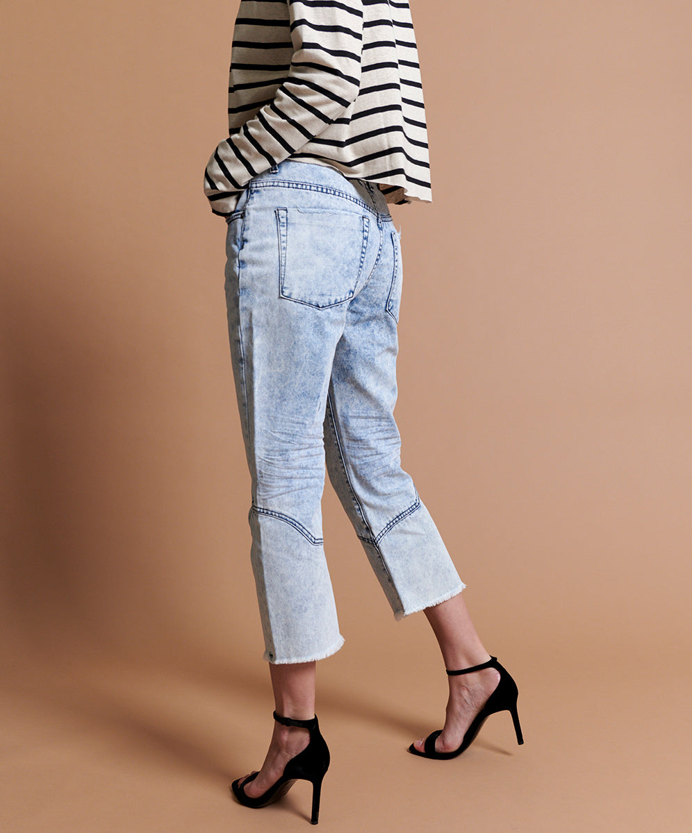 Products Kicks Low Waist Kick Flared Denim Jeans - Rocky Acid