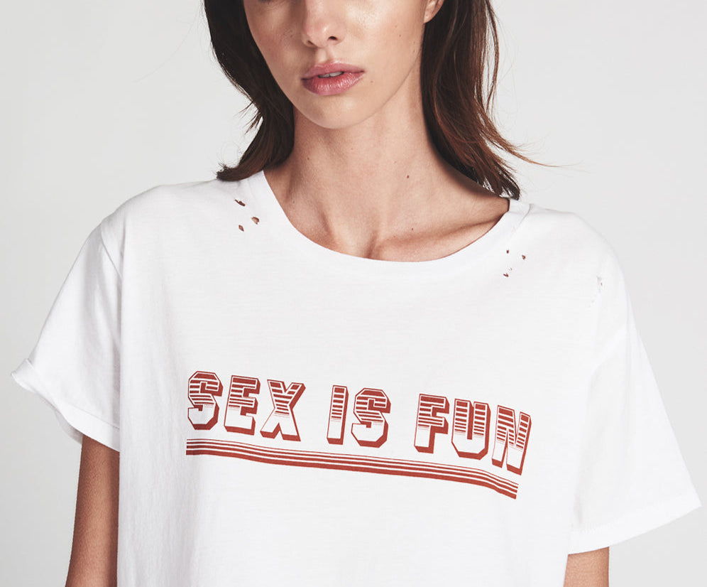 SEX INFUSED TEE WHITE