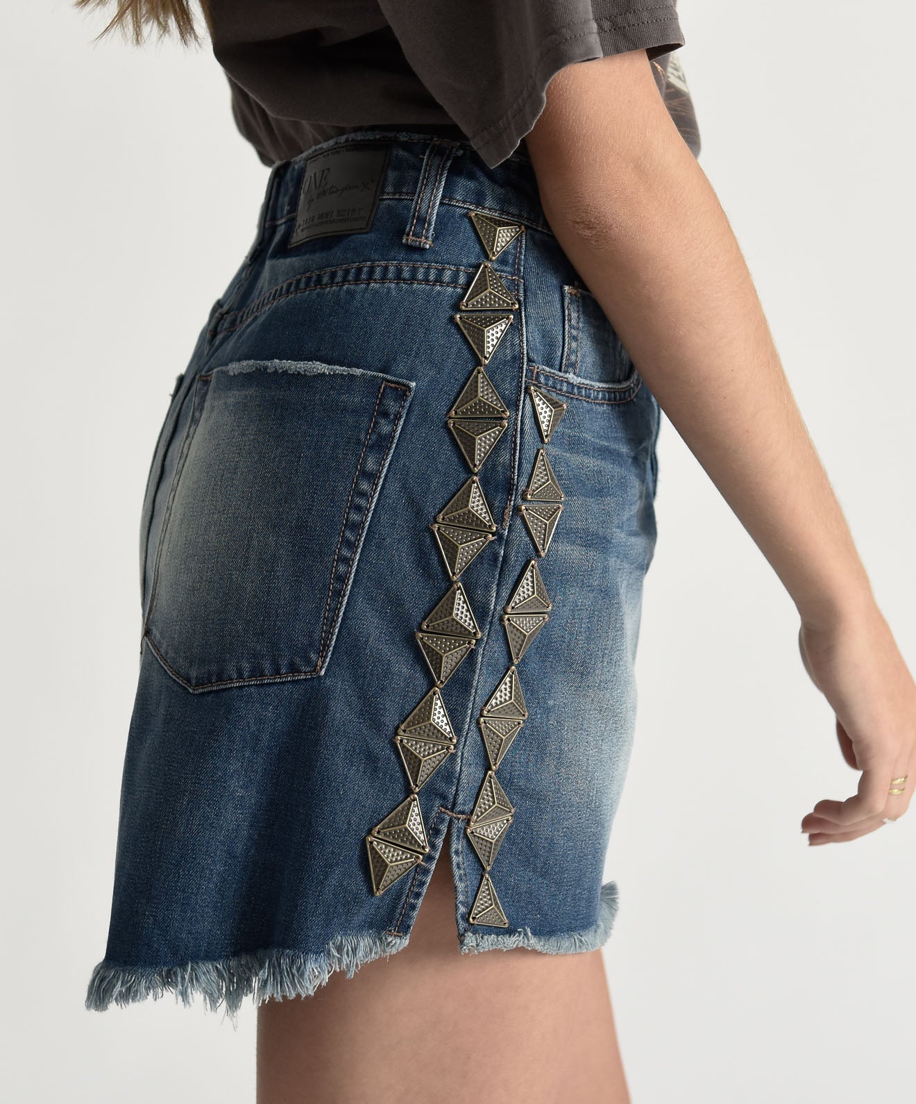 Products BLUE CULT 2020 MINI HIGH WAIST DENIM SKIRT