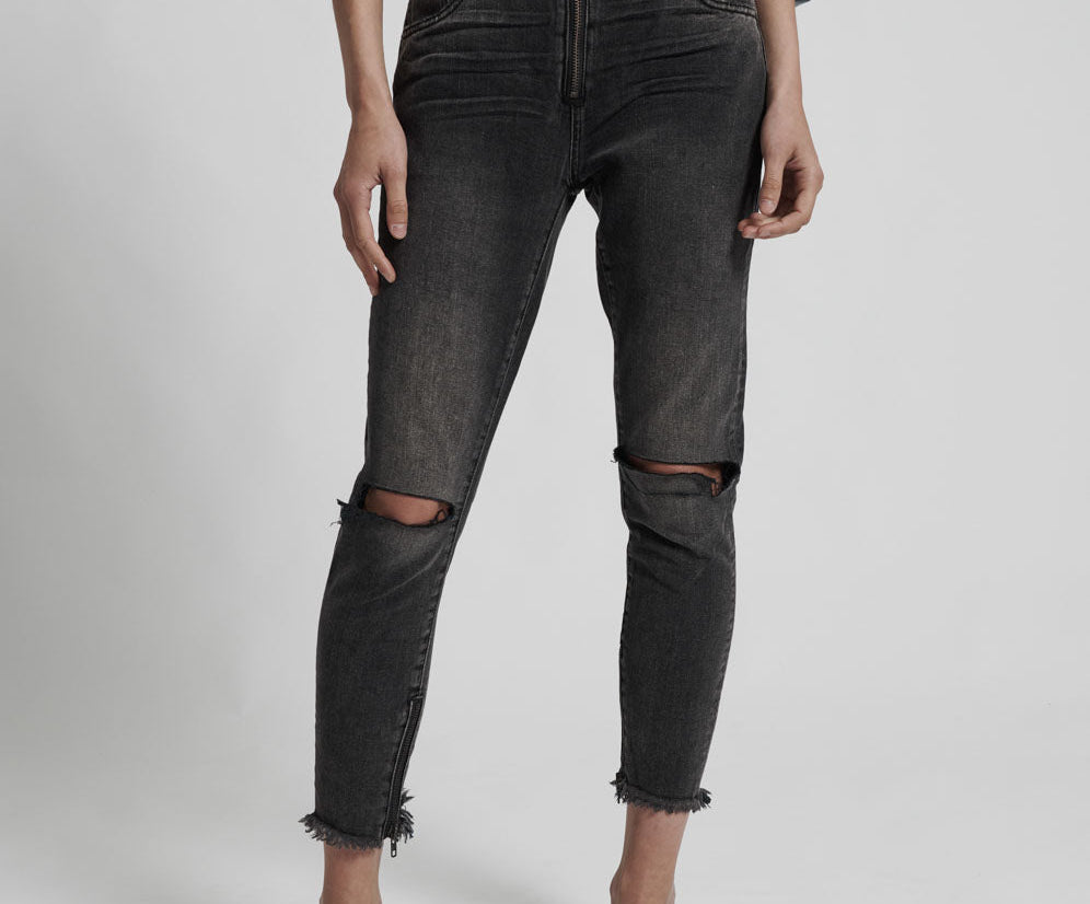 DOUBLE BASS FREEBIRDS HIGH WAIST SKINNY JEANS