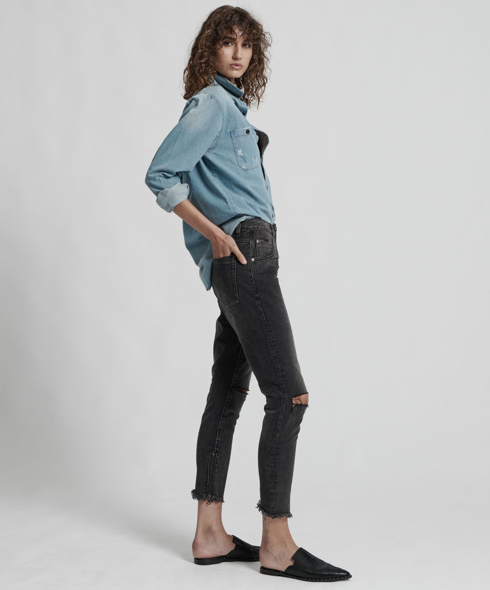 Products DOUBLE BASS FREEBIRDS HIGH WAIST SKINNY JEANS