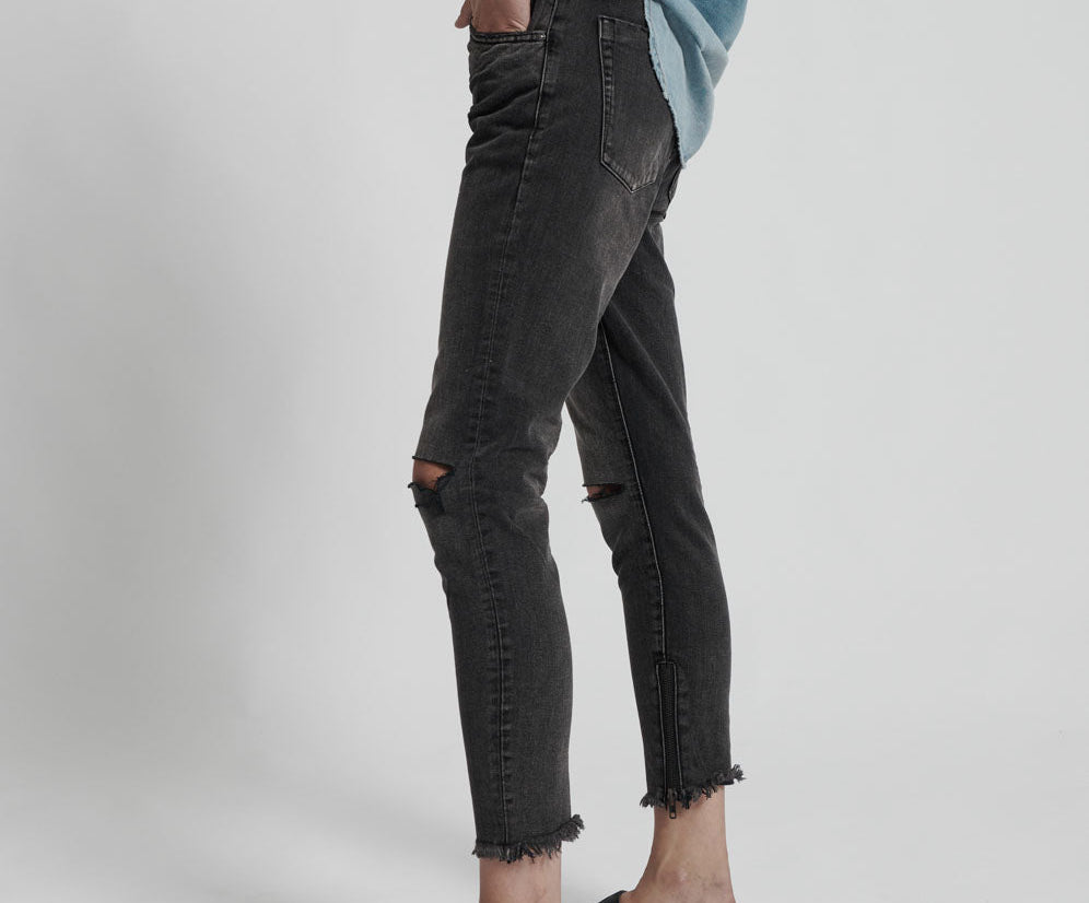 DOUBLE BASS FREEBIRDS HIGH WAIST SKINNY JEANS