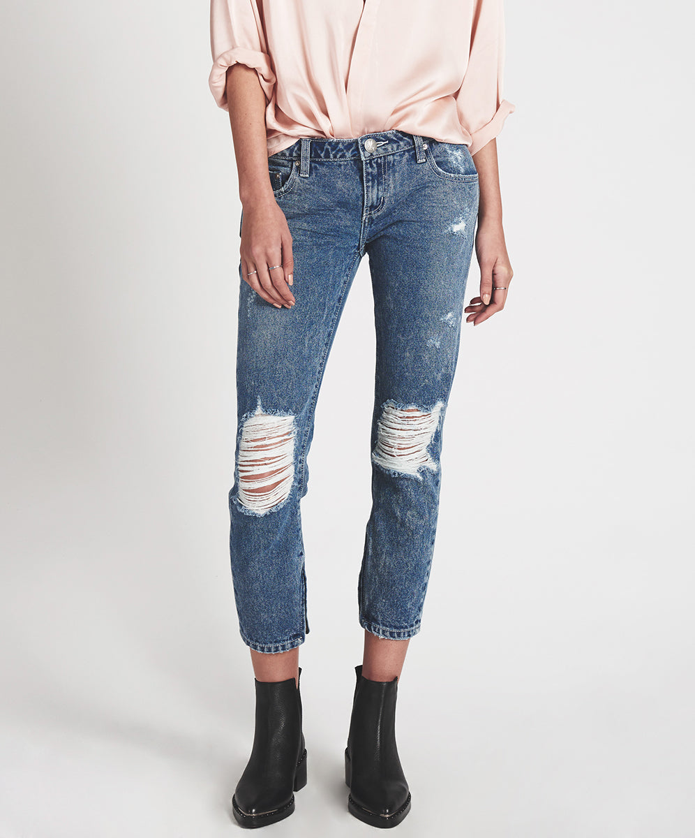 Products BLUE SOCIETY FREEBIRDS LOW WAIST RIGID SKINNY JEANS