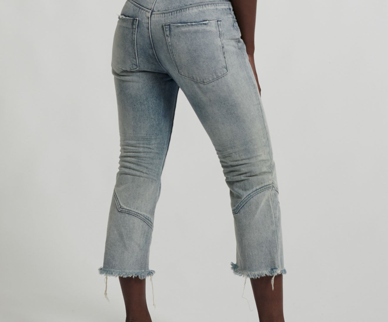 Kicks Low Waist Kick Flared Denim Jeans - Blue Storm