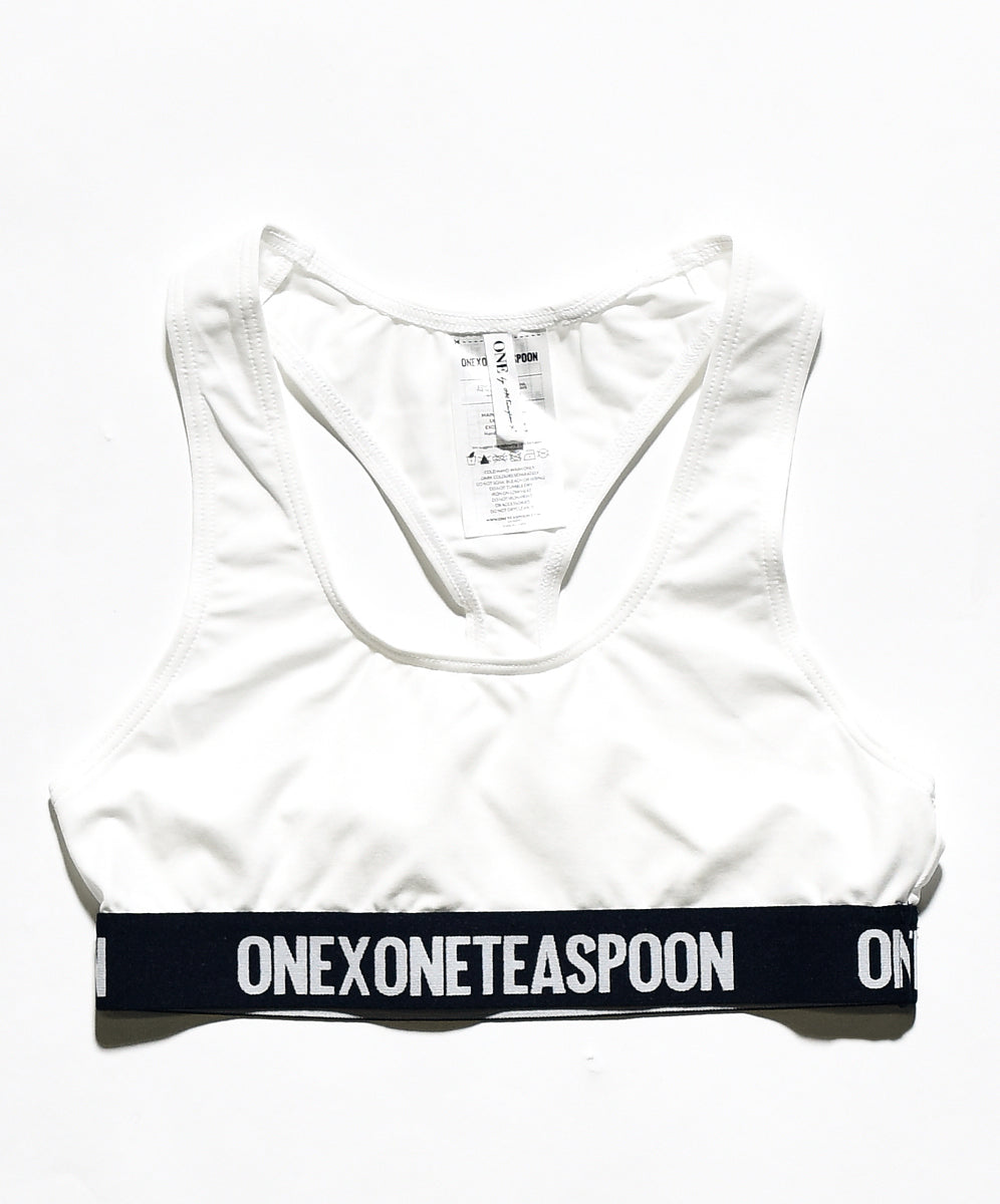 Products One X Runner Crop Bralette - White