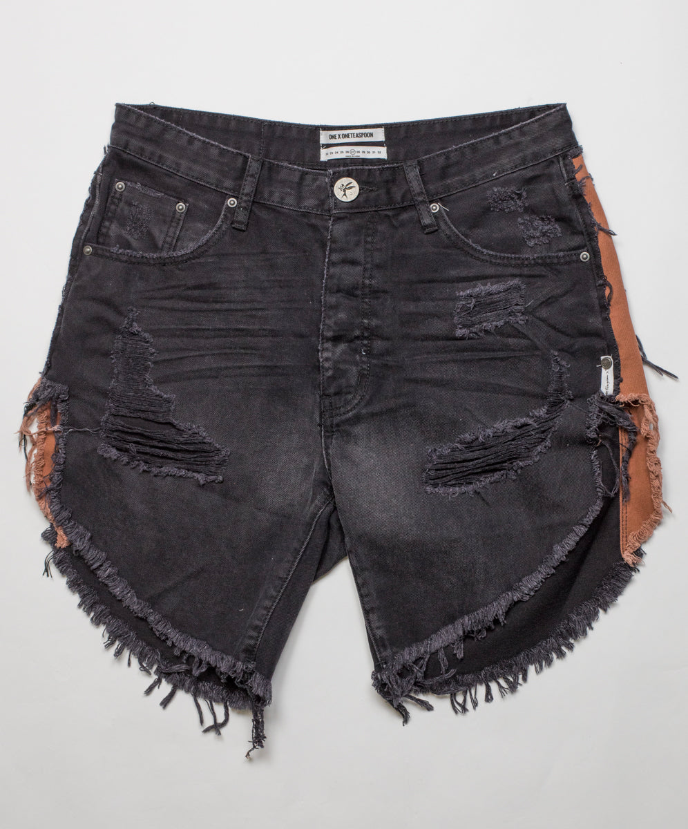 Products BLACK VAN FRANKIES LONG LENGTH DENIM SHORT