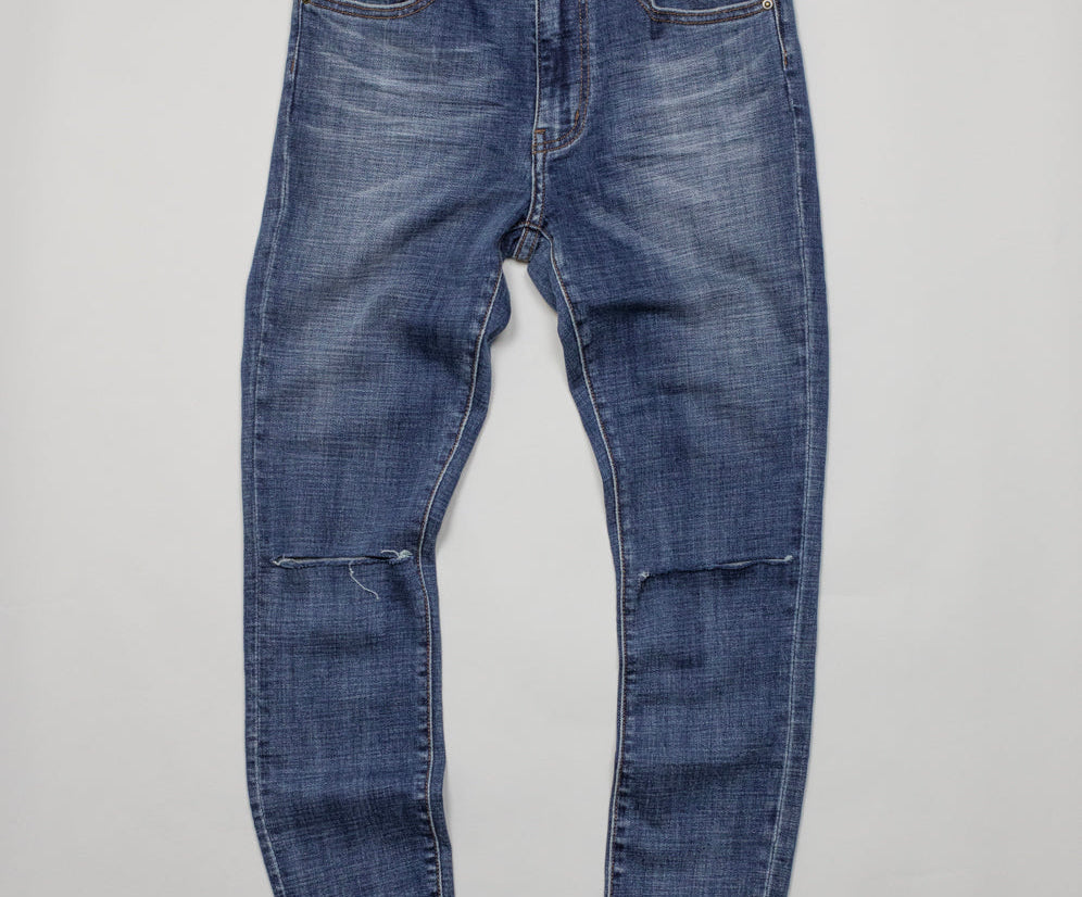 Freebirds Ii High Waist Stretch Skinny Denim Jeans - Vintage Indigo