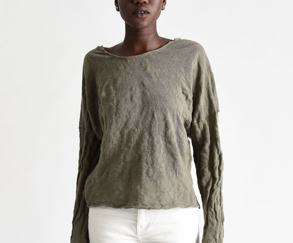 BRIGADE STEEL KNIT TOP