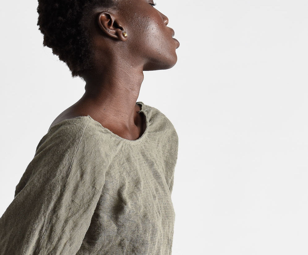 BRIGADE STEEL KNIT TOP