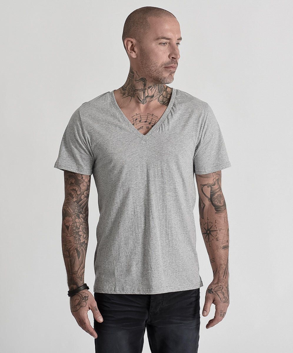 Products DEEP V COTTON TEE