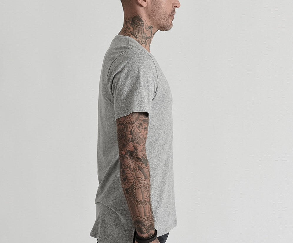 DEEP V COTTON TEE