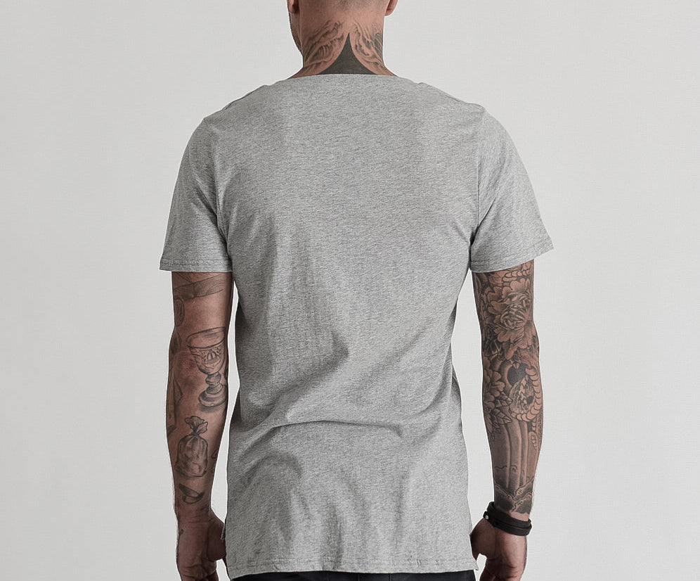 DEEP V COTTON TEE
