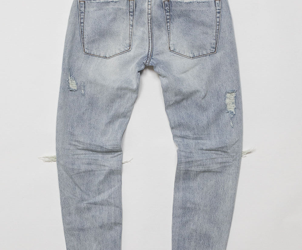 Freebirds Low Waist Rigid Skinny Denim Jeans - Blue Hart