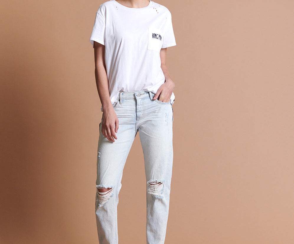 BRANDO AWESOME BAGGIES STRAIGHT LEG JEANS