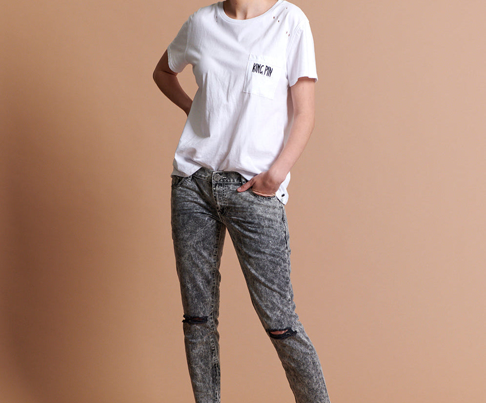 GREY SOCIETY FREEBIRDS LOW WAIST RIGID SKINNY JEANS