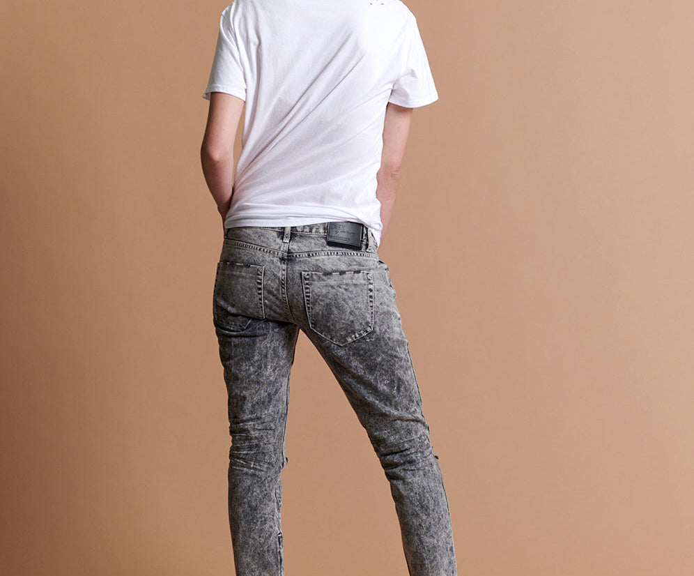 GREY SOCIETY FREEBIRDS LOW WAIST RIGID SKINNY JEANS