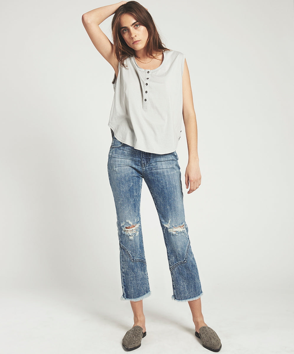 Products BLUE SOCIETY KICKS LOW WAIST KICK FLARE JEAN