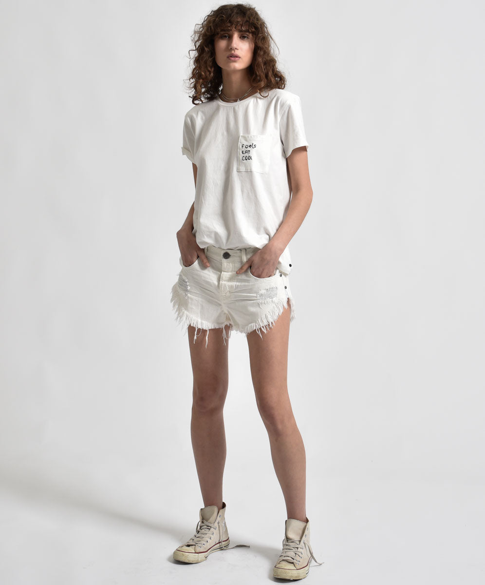 Products CHALK BRANDOS RELAXED FIT DENIM SHORT