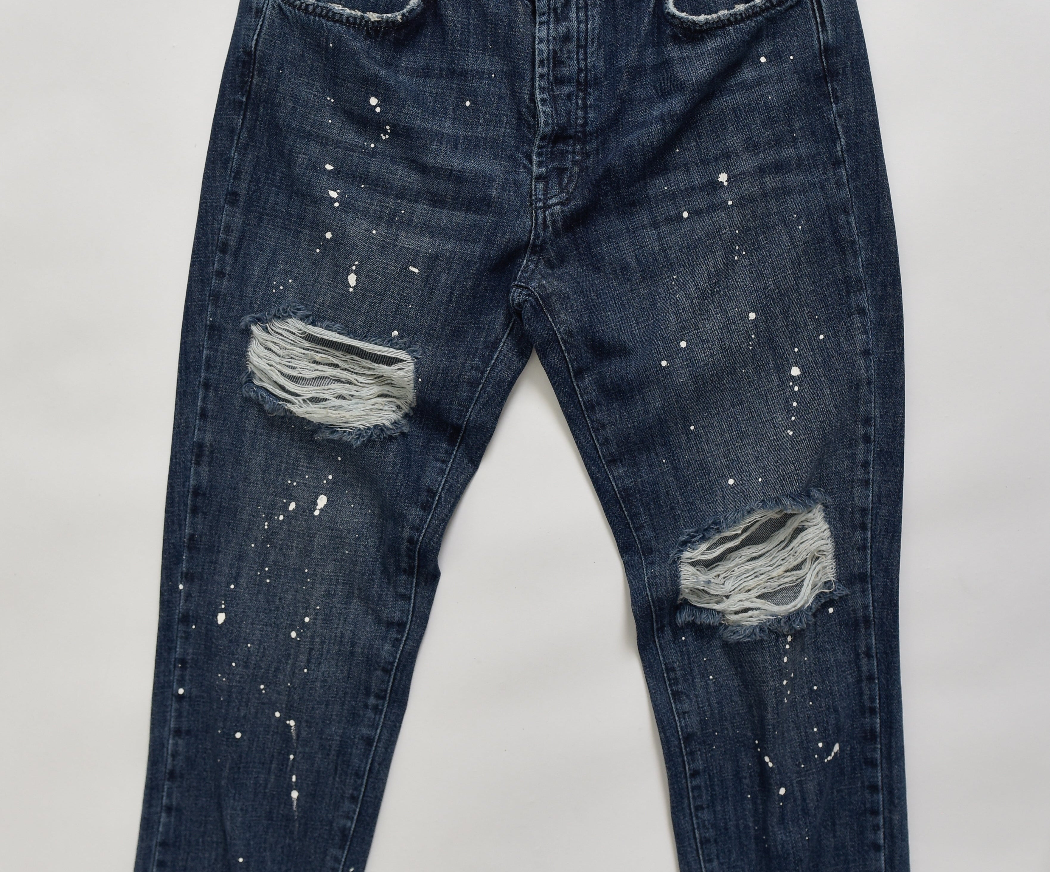 Hooligans Low Waist Relaxed Straight Leg Denim Jeans - Pop Cult