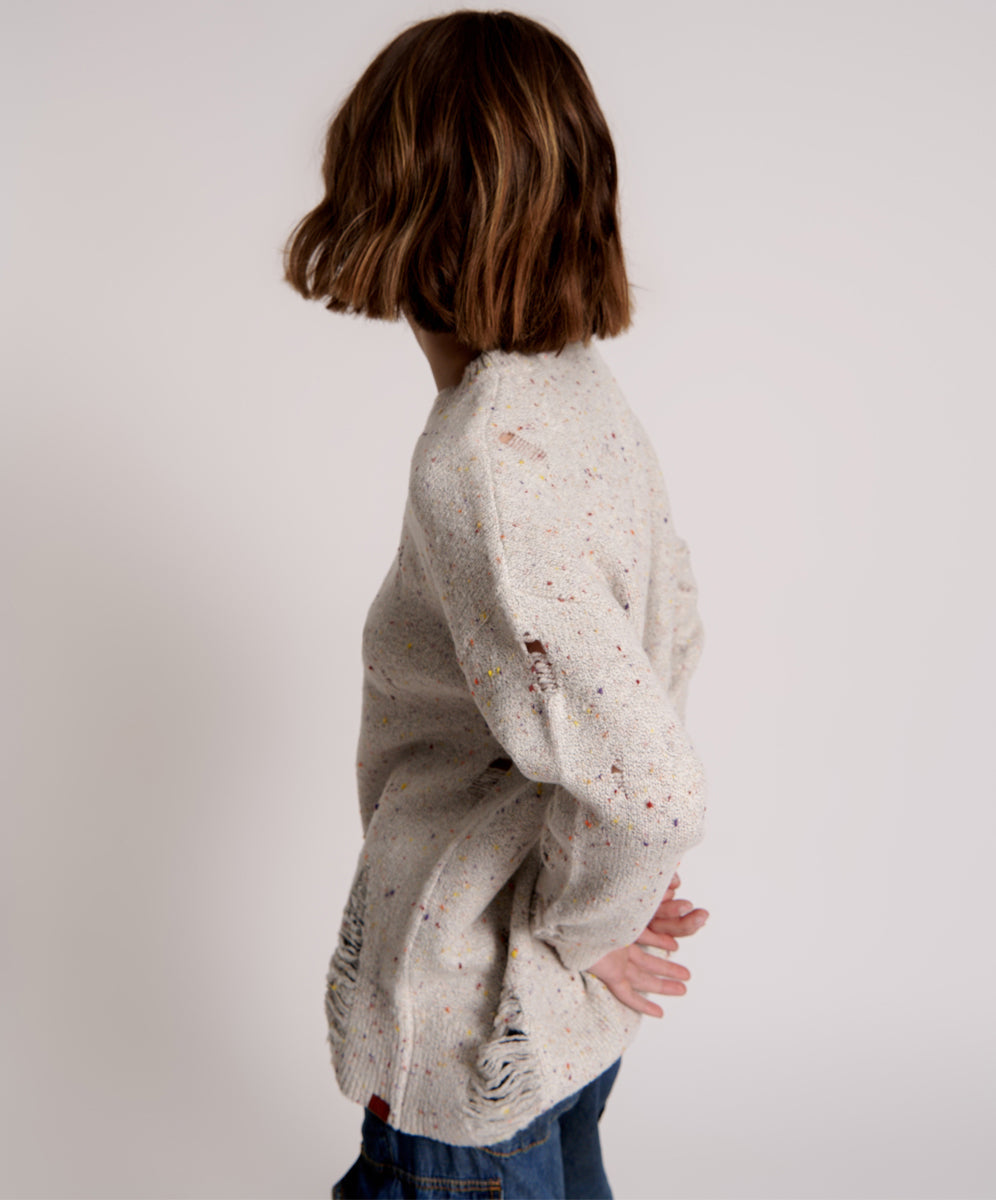 Women's wool fisherman sweater hotsell