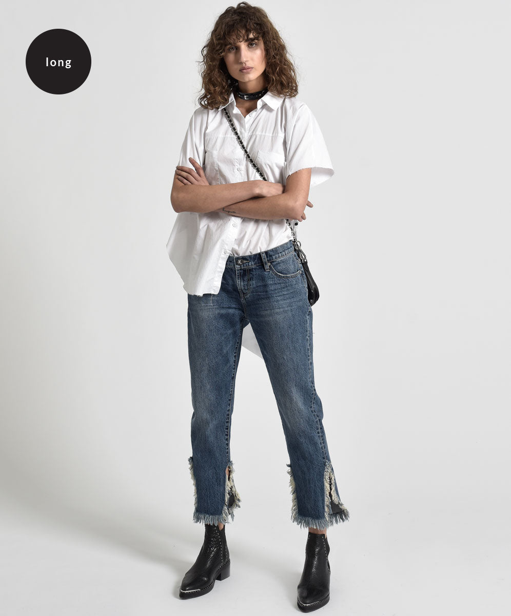 Products Awesome Baggies Low Waist Straight Leg Denim Jeans - Oxford