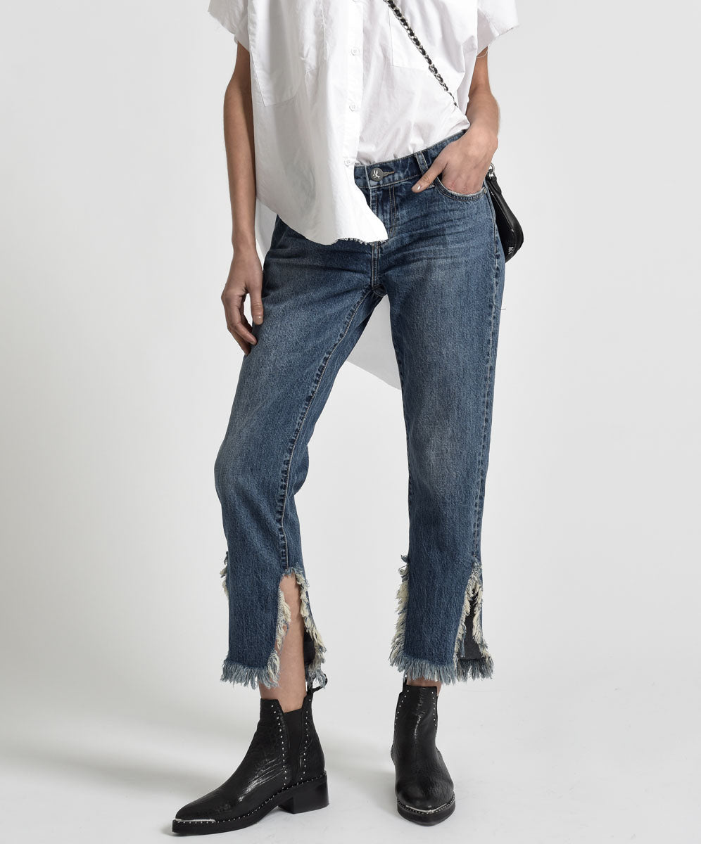 Products Awesome Baggies Low Waist Straight Leg Denim Jeans - Oxford