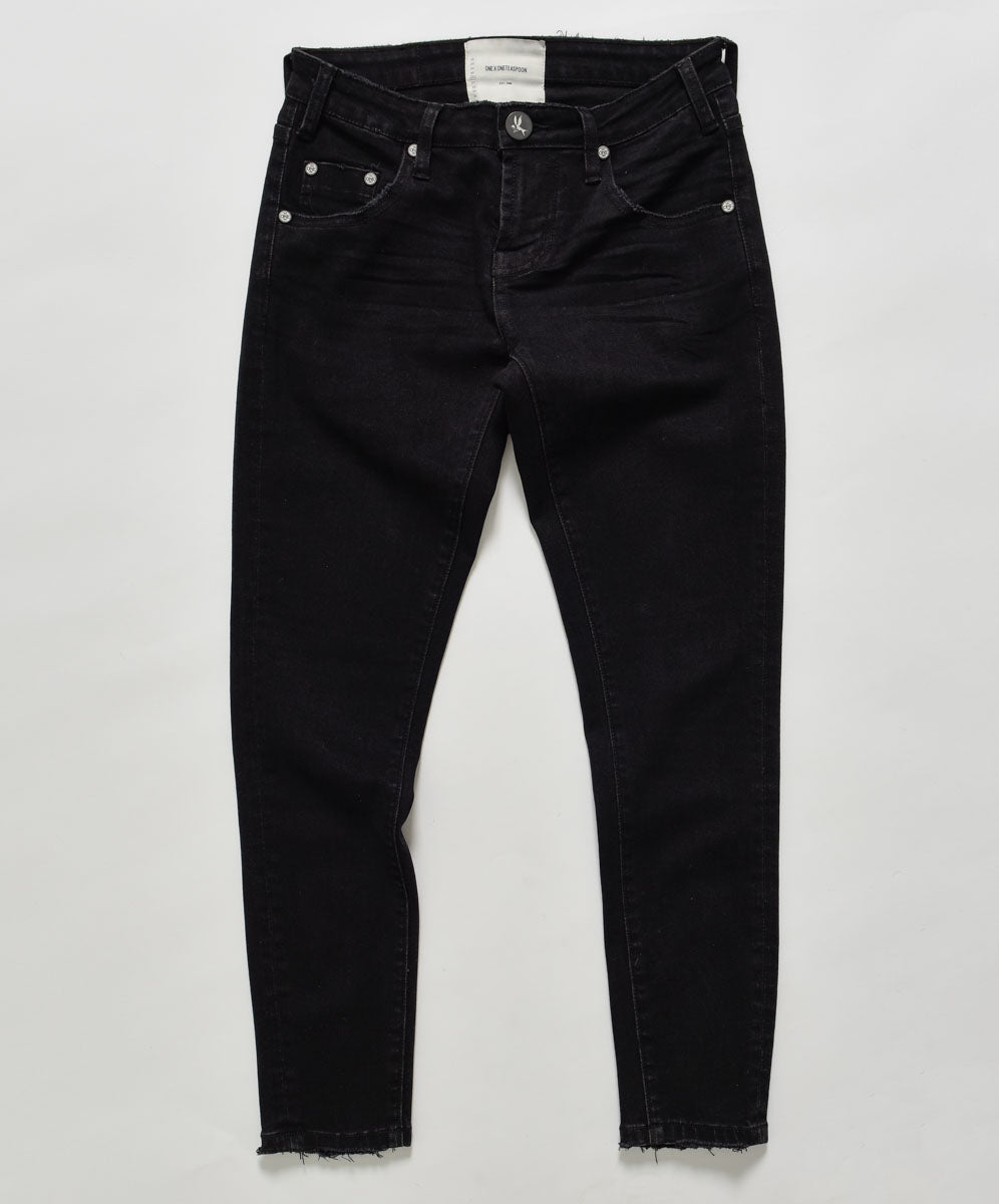 Products BLACK PUNK FREEBIRDS II LOW WAIST SKINNY JEANS