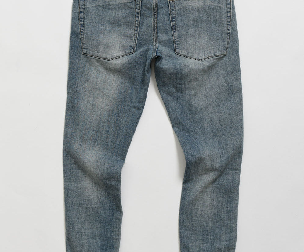 Freebirds Ii Low Waist Stretch Skinny Denim Jeans - Storm Buoy