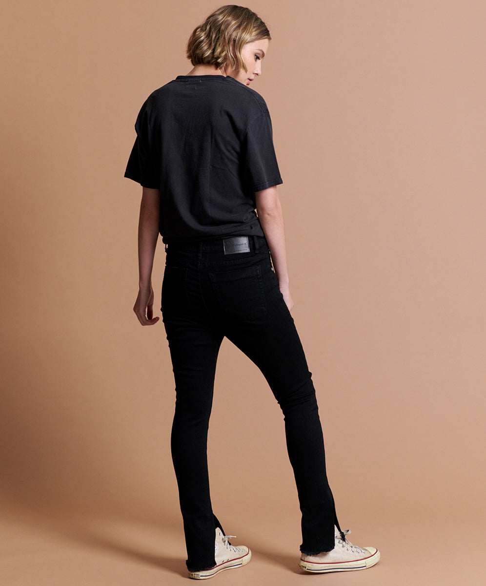 Products Kidds Drop Crotch Skinny Denim Jeans - Black Punk
