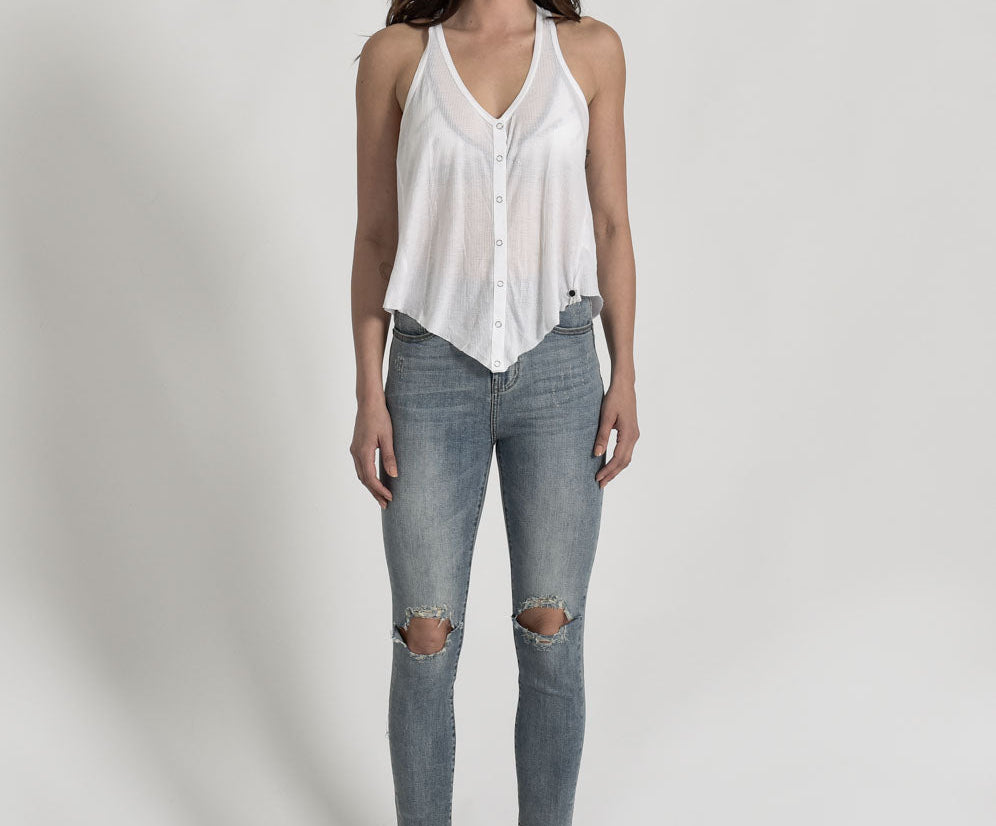 STORM BOY FREEBIRDS II SUPER HIGH WAIST SKINNY JEANS