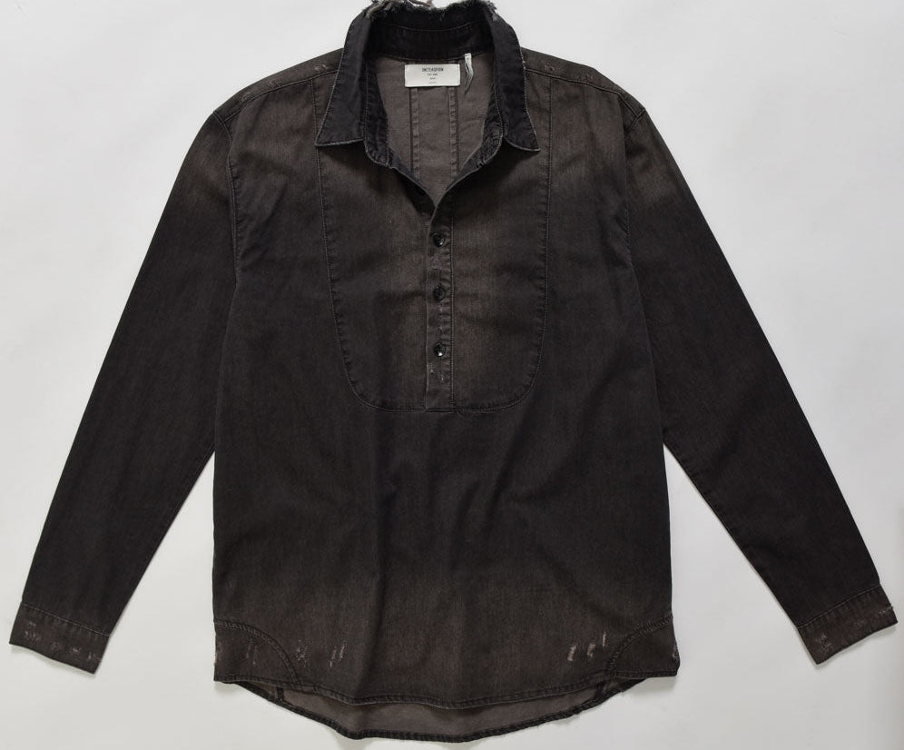 DENIM PULL ON SHIRT