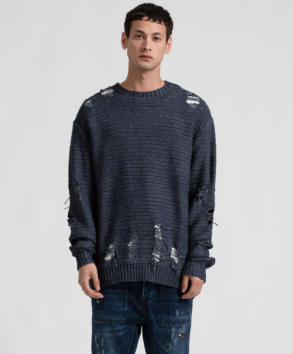 Products HAND DESTROYED OVERSIZED KNIT