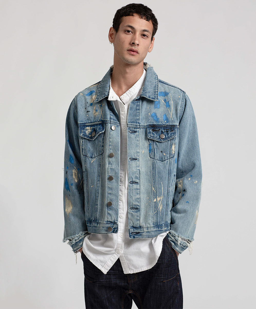 Products PAINTED DENIM JACKET
