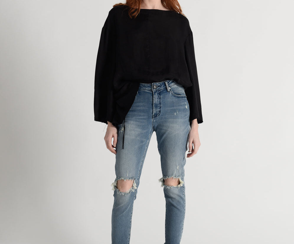 Freebirds Ii High Waist Stretch Skinny Denim Jeans - Cobaine