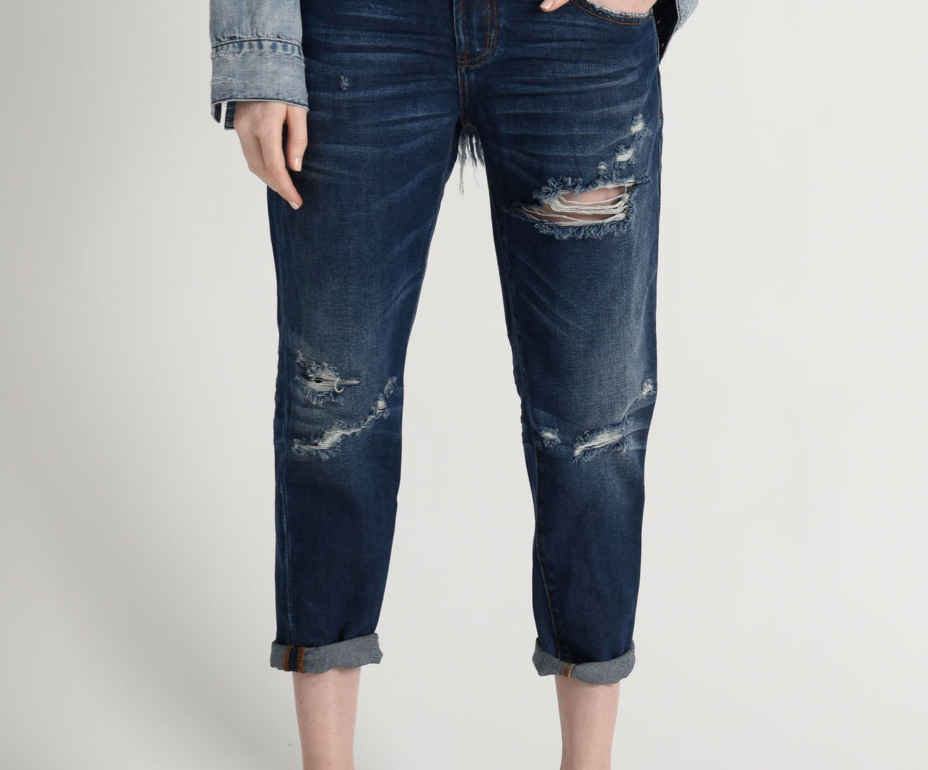 BLUE MOON AWESOME BAGGIES STRAIGHT LEG JEANS