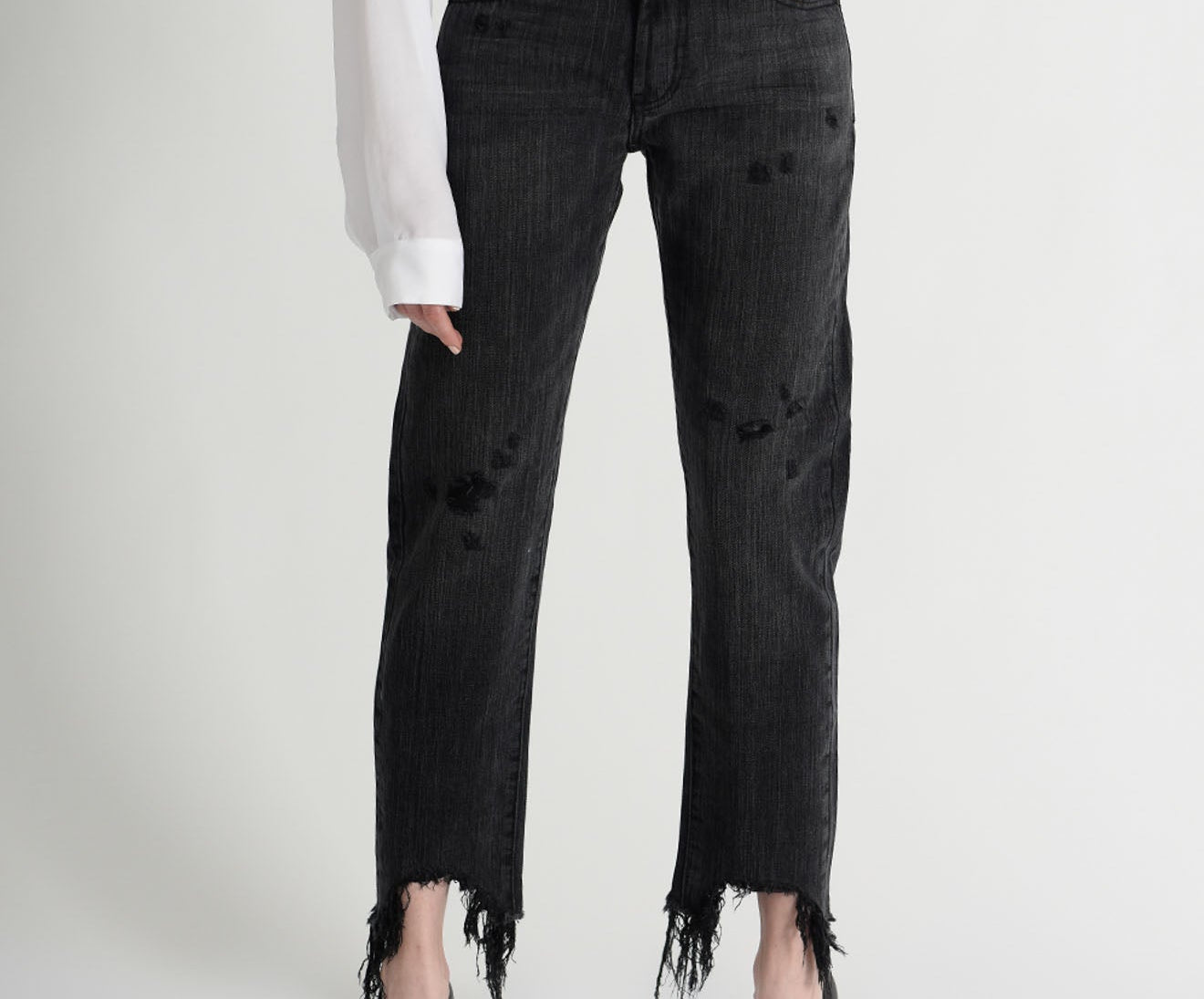 VOLCANIC AWESOME BAGGIES HIGH WAIST STRAIGHT LEG JEANS