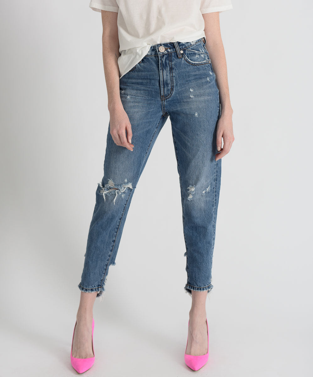 Products JOHNNY BLUE LEGEND HIGH WAIST MOM JEAN