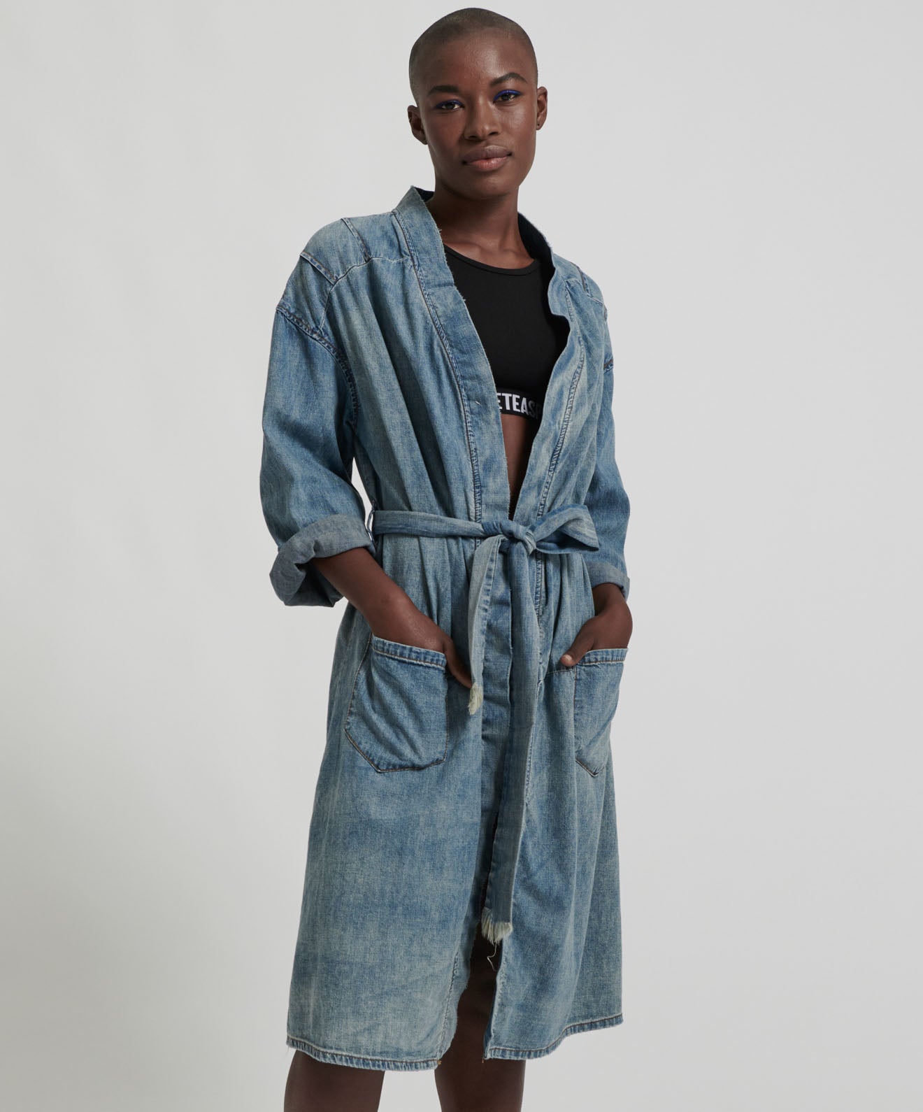 Products BLUE JACK CHAMBRAY ROBE