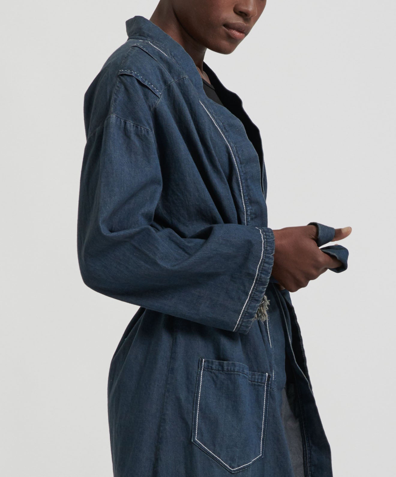 Products MIDNIGHT DENIM ROBE