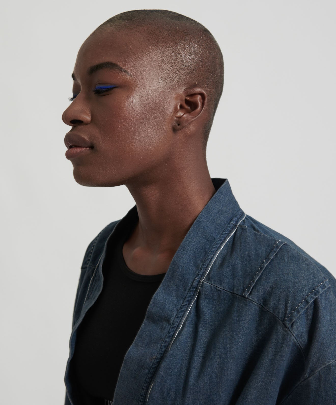 Products MIDNIGHT DENIM ROBE