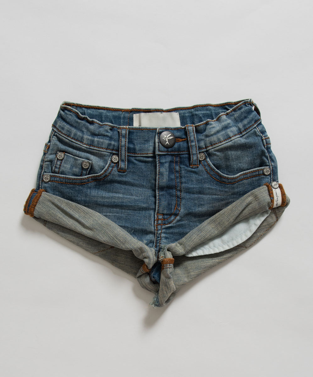 Products Kids Bandits Low Waist Denim Shorts - Superstar Blue
