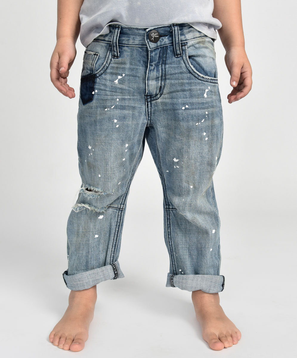 Products KIDS SAINTS BOYFRIEND JEAN BLUE