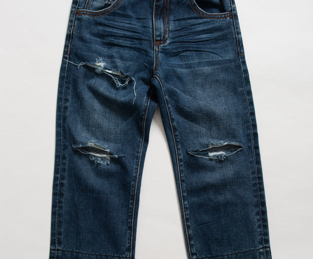 KIDS HOOLIGANS LOW WAIST RELAXED STRAIGHT LEG JEAN