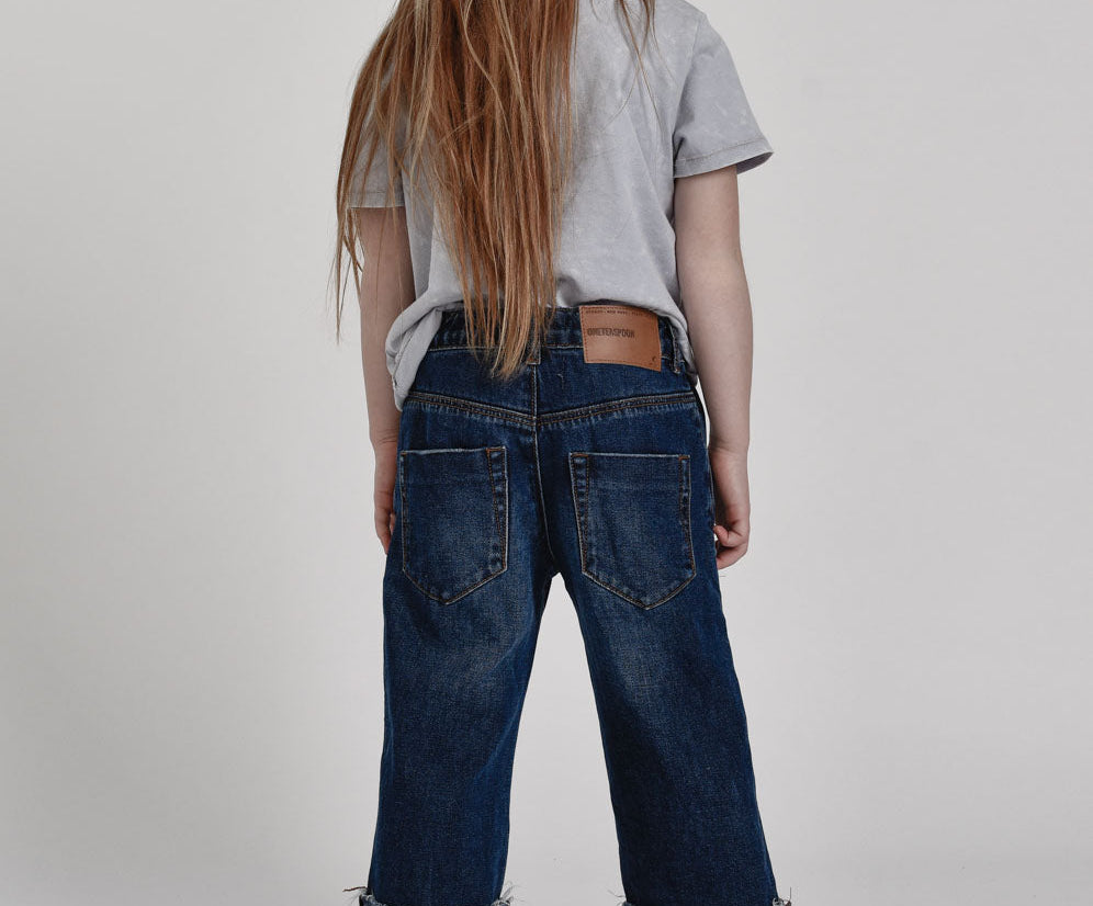 KIDS HOOLIGANS LOW WAIST RELAXED STRAIGHT LEG JEAN